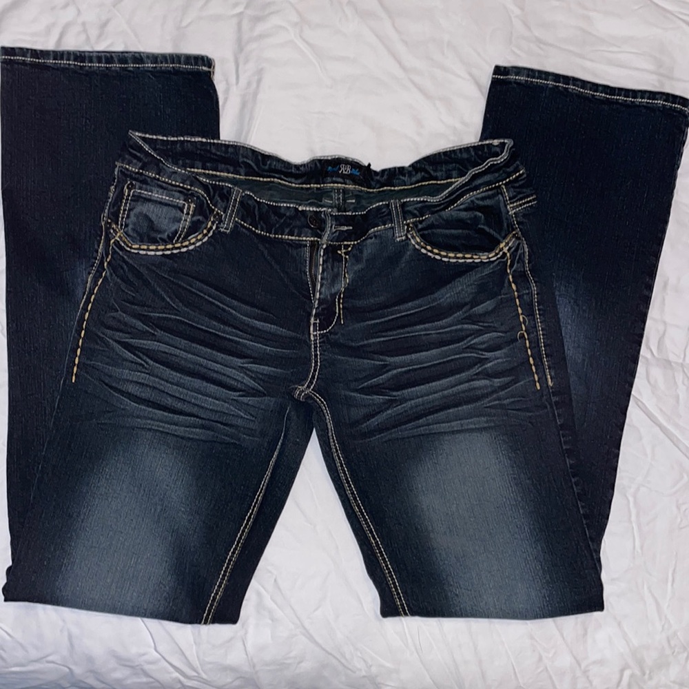 Tall-Royal Blue Brand Blue Jeans Size 15x37”